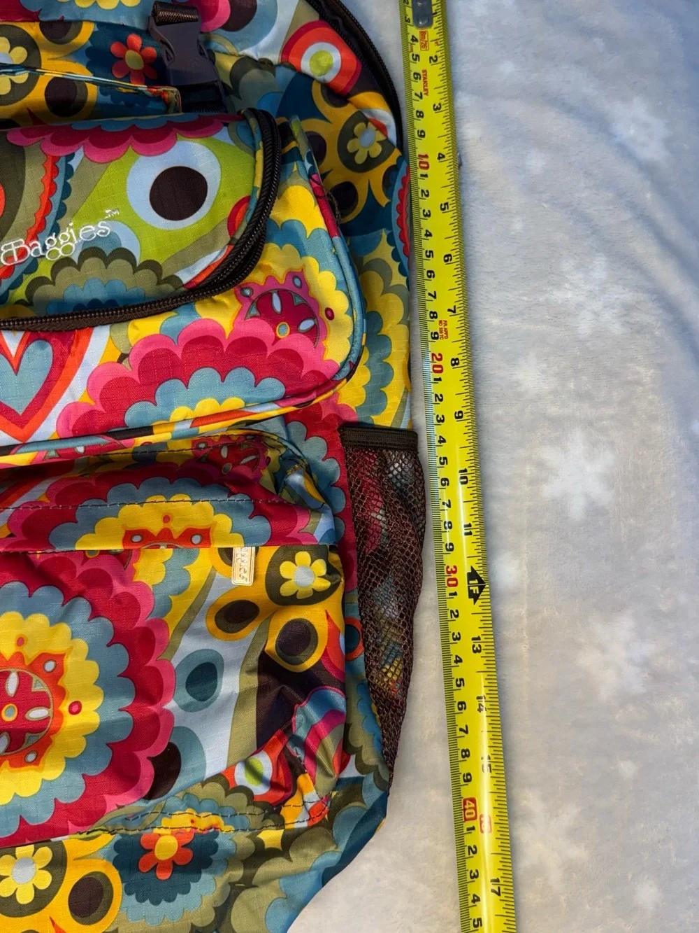 Baggies Colorful Floral Foldable Backpack